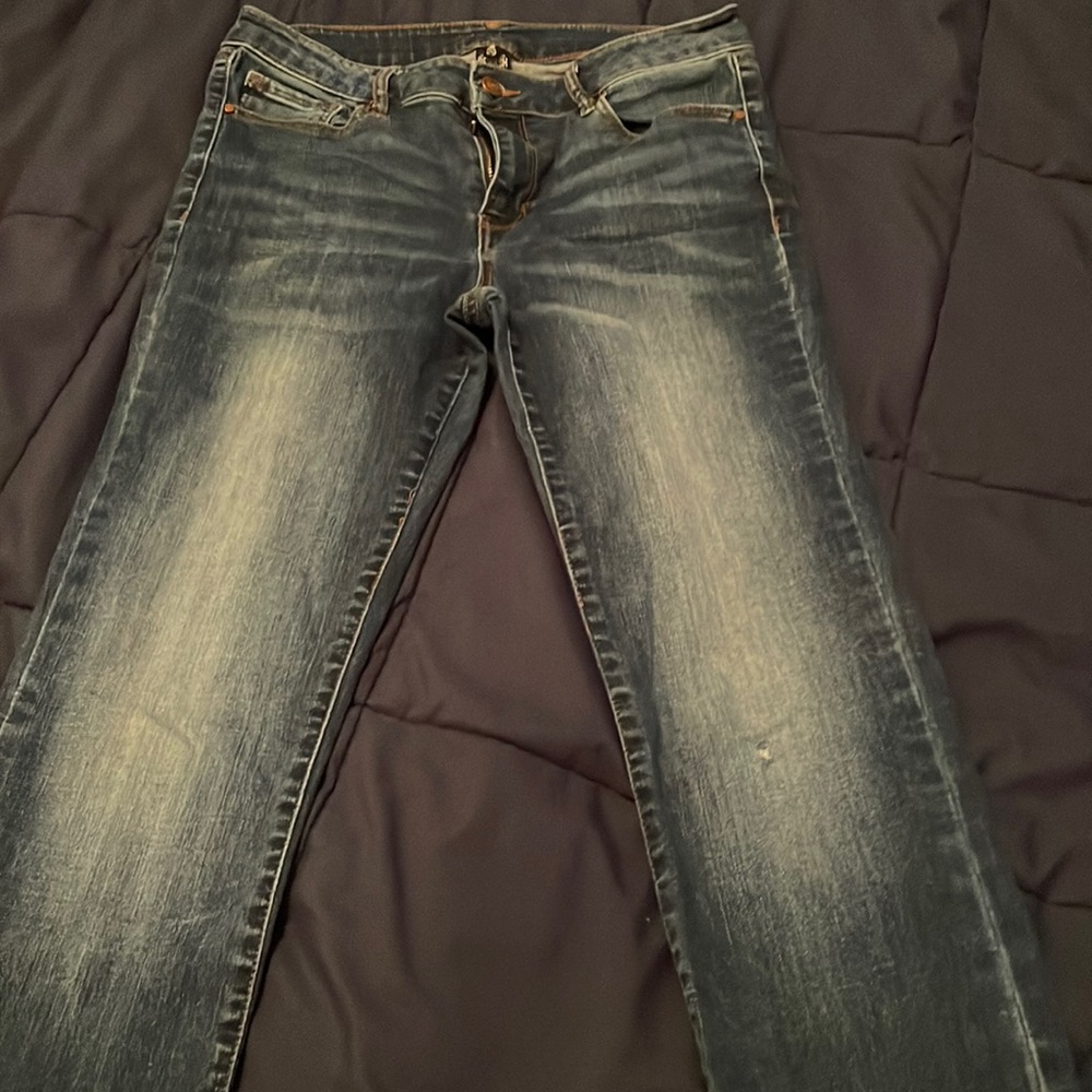 Rewash jeans, straight leg.